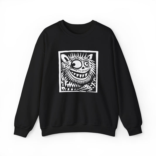 "Monsterpiece" series - Unisex Heavy Blend Crewneck Sweatshirt No2