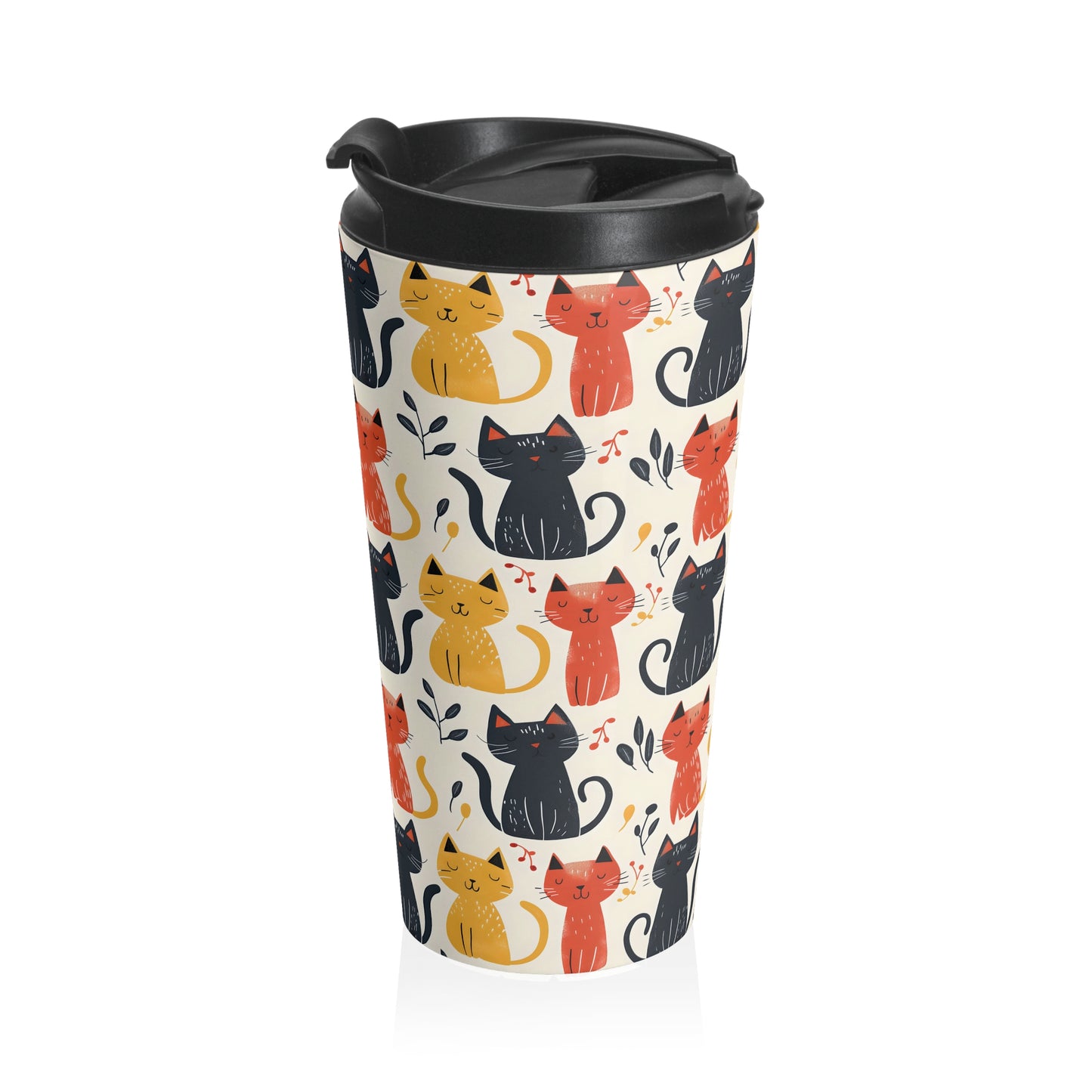 Sleepy Cats - Stainless Steel Travel Mug