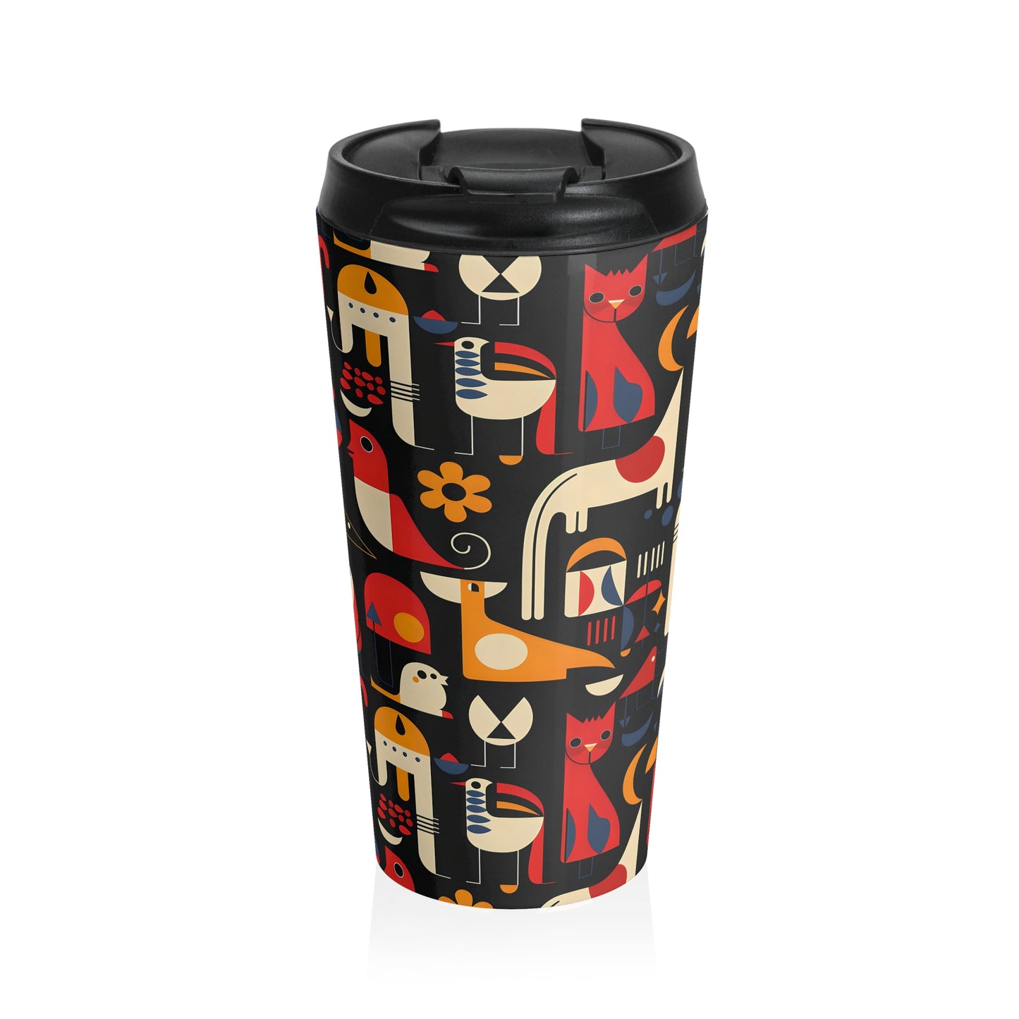 Freaky Fauna - Stainless Steel Travel Mug No1