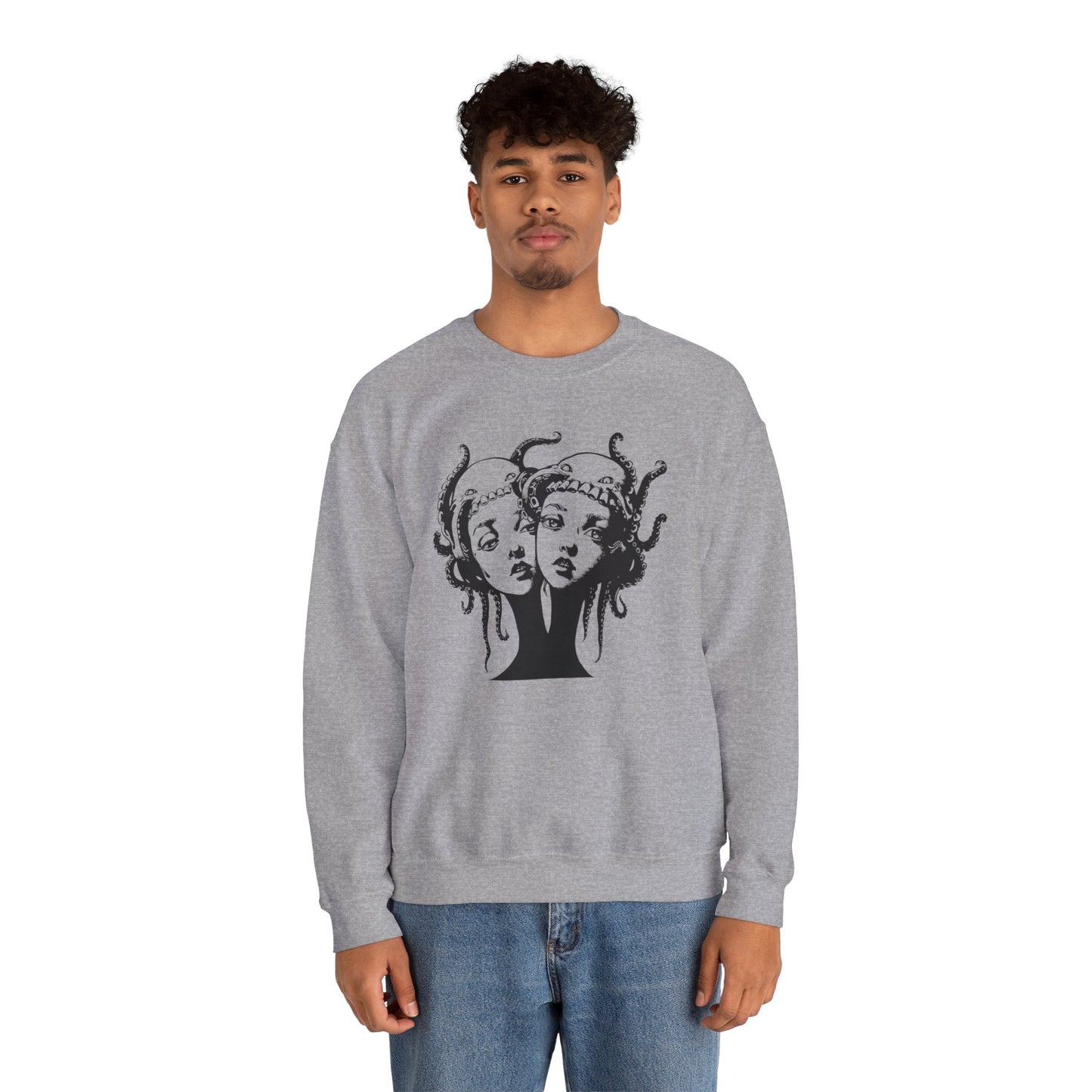 Octopus Twins - Unisex Heavy Blend Crewneck Sweatshirt