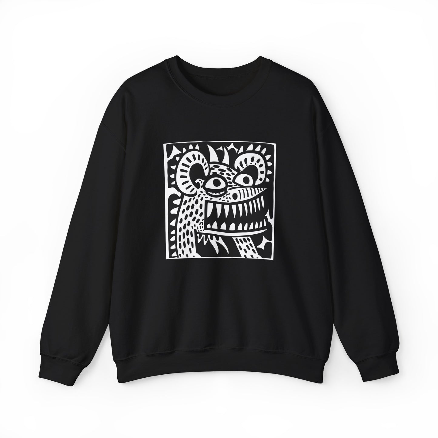 "Monsterpiece" series - Unisex Heavy Blend Crewneck Sweatshirt No3