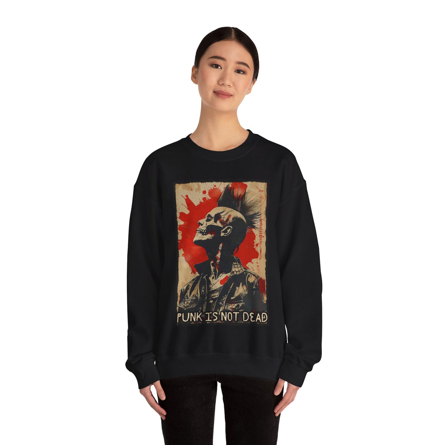 Punk Is Not Dead - Unisex Heavy Blend Crewneck Sweatshirt No1