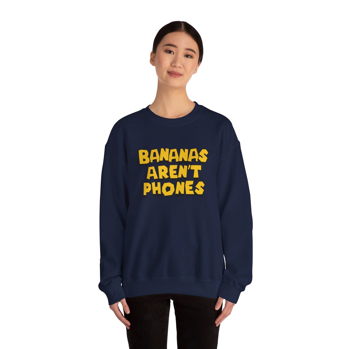 Bananas Aren't Phones - Unisex Heavy Blend Crewneck Sweatshirt