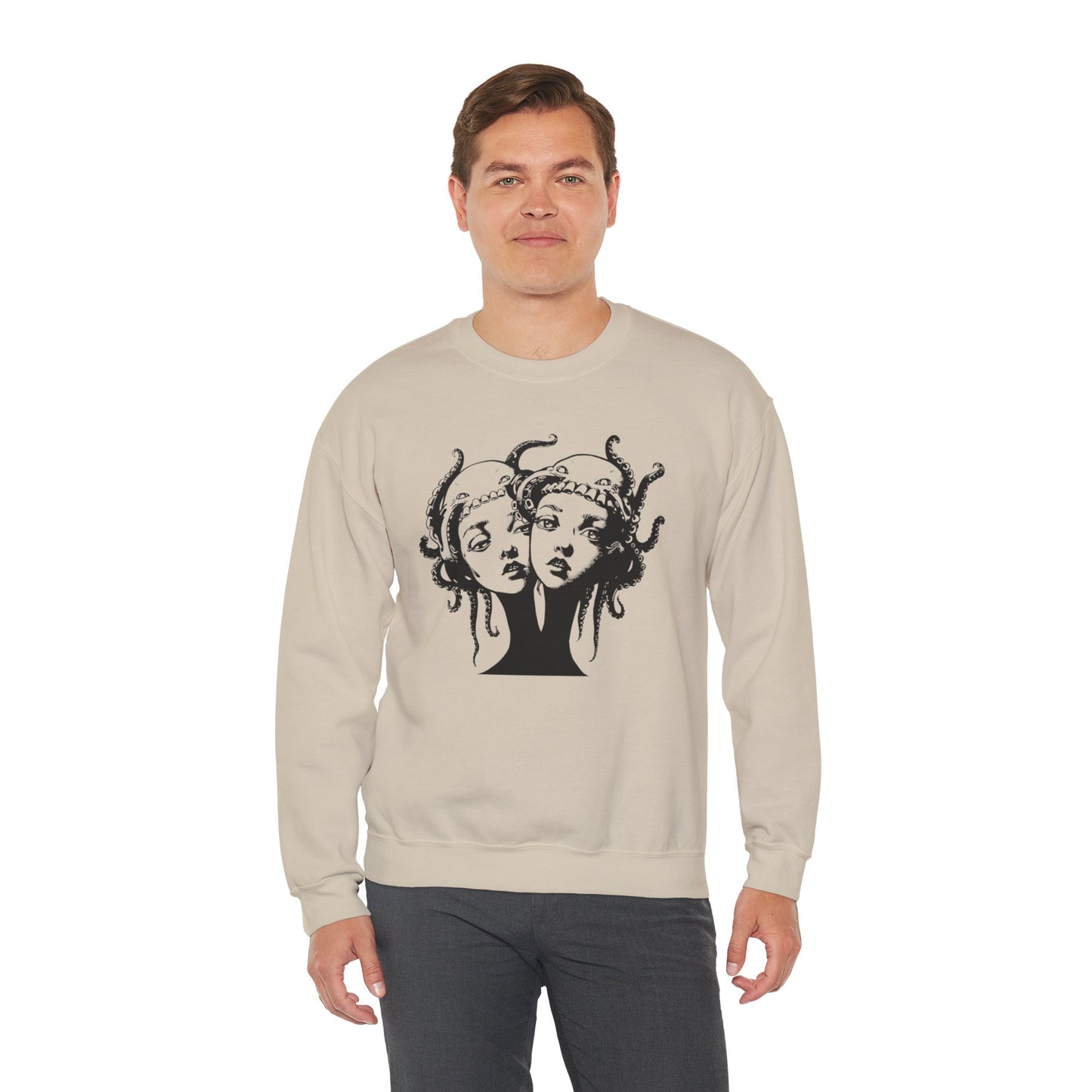 Octopus Twins - Unisex Heavy Blend Crewneck Sweatshirt