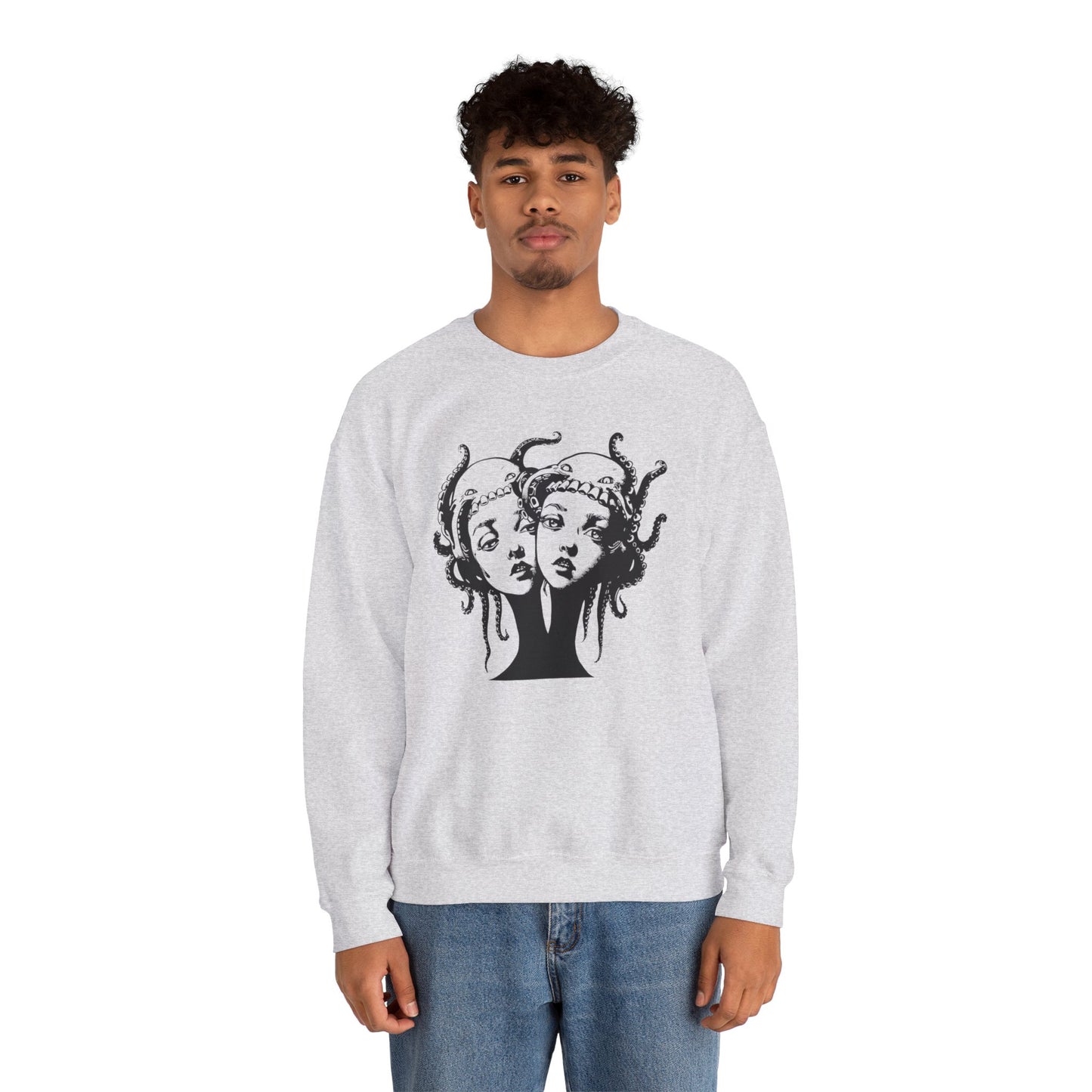 Octopus Twins - Unisex Heavy Blend Crewneck Sweatshirt