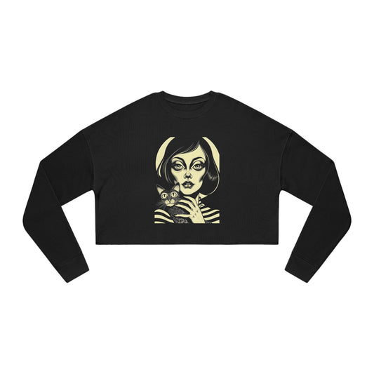 Pet Me Forever - Women's Cropped Sweatshirt