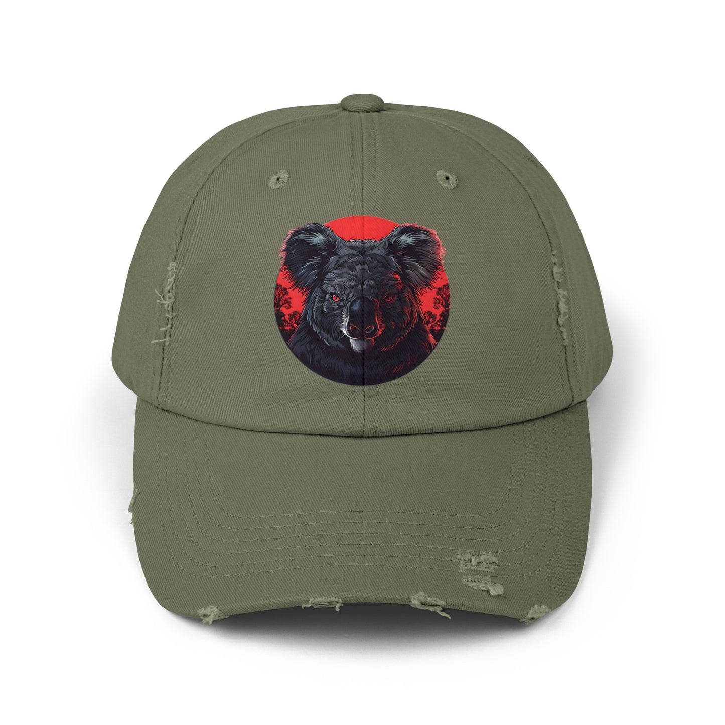 Angry Koala - Unisex Distressed Cap No1