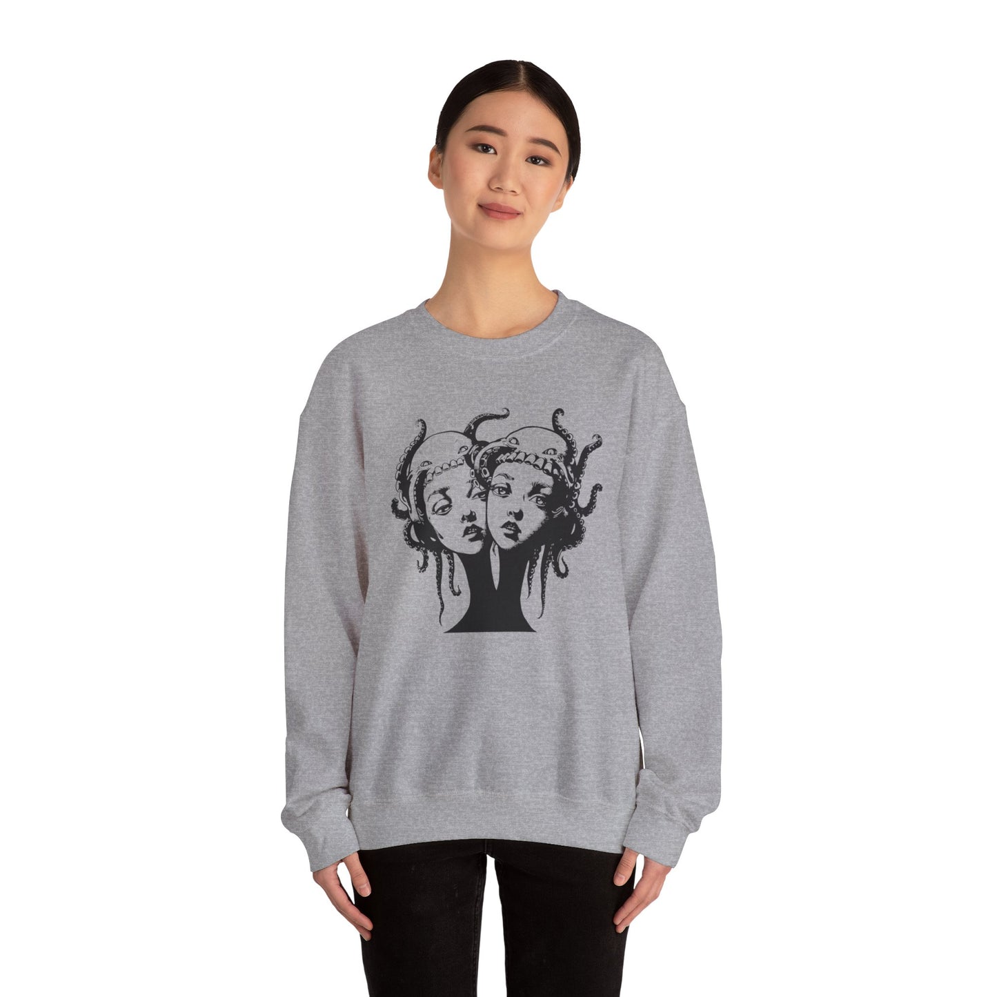 Octopus Twins - Unisex Heavy Blend Crewneck Sweatshirt