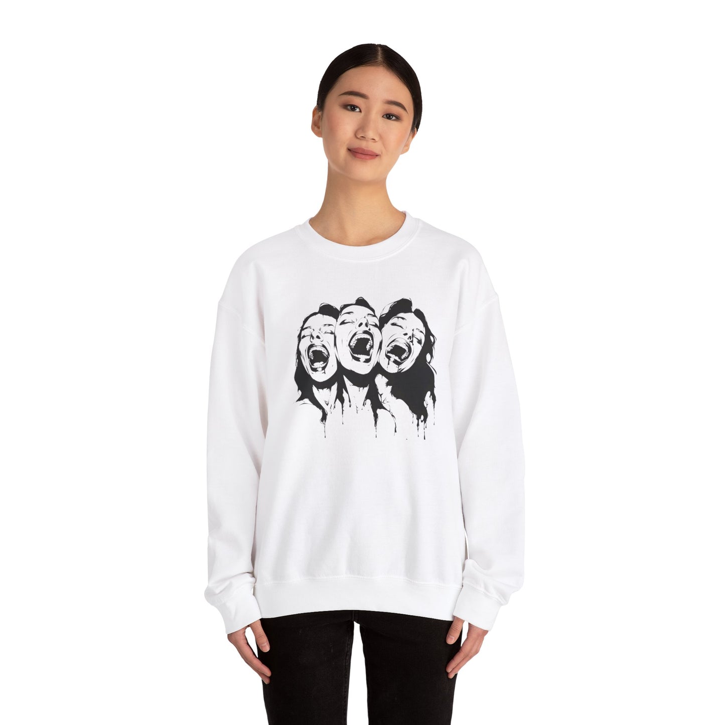 Haunting Hilarity - Unisex Heavy Blend Crewneck Sweatshirt