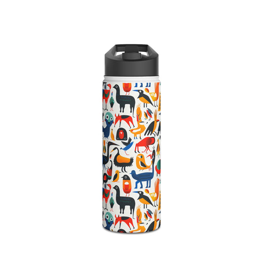 Freaky Fauna series - Stainless Steel Bottle No4