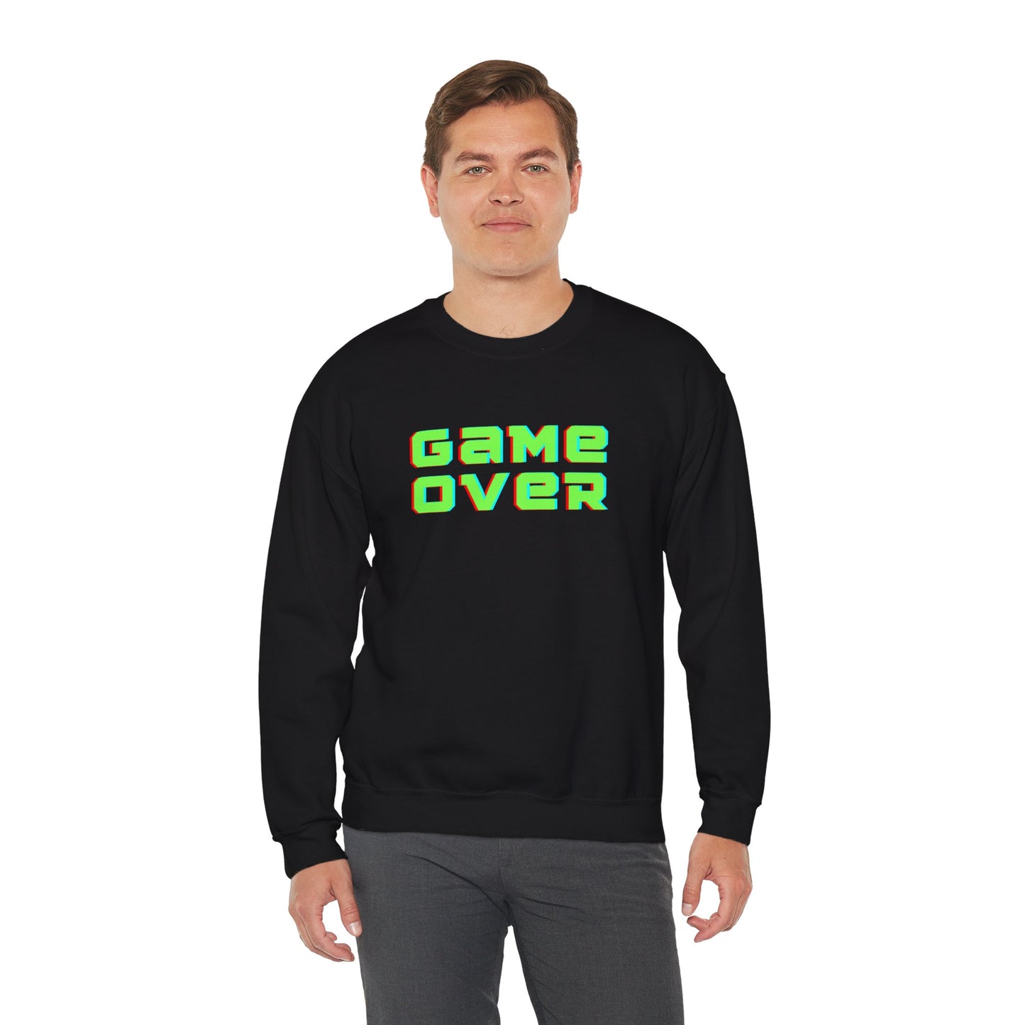 "Whigho Arcade" series - GAME OVER - Unisex Heavy Blend Crewneck Sweatshirt