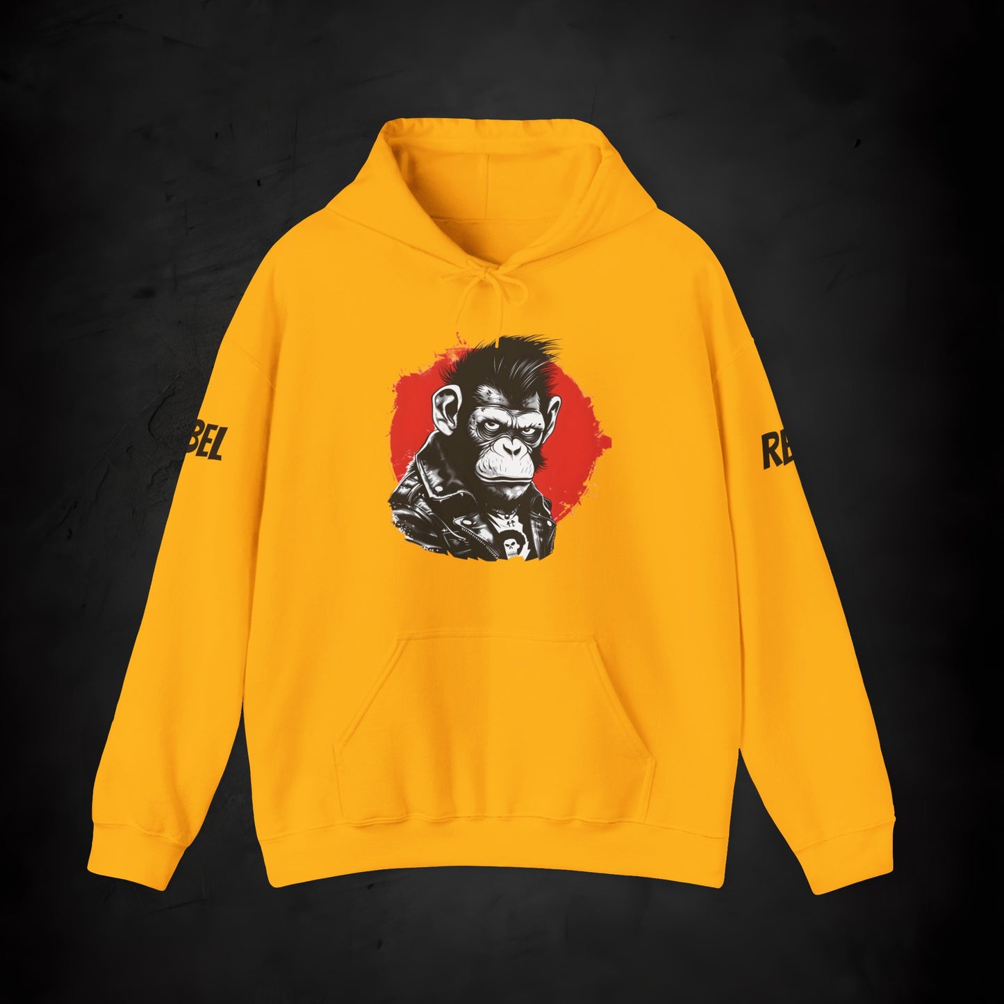 Rebel Monkey - Unisex Heavy Blend Hooded Sweatshirt