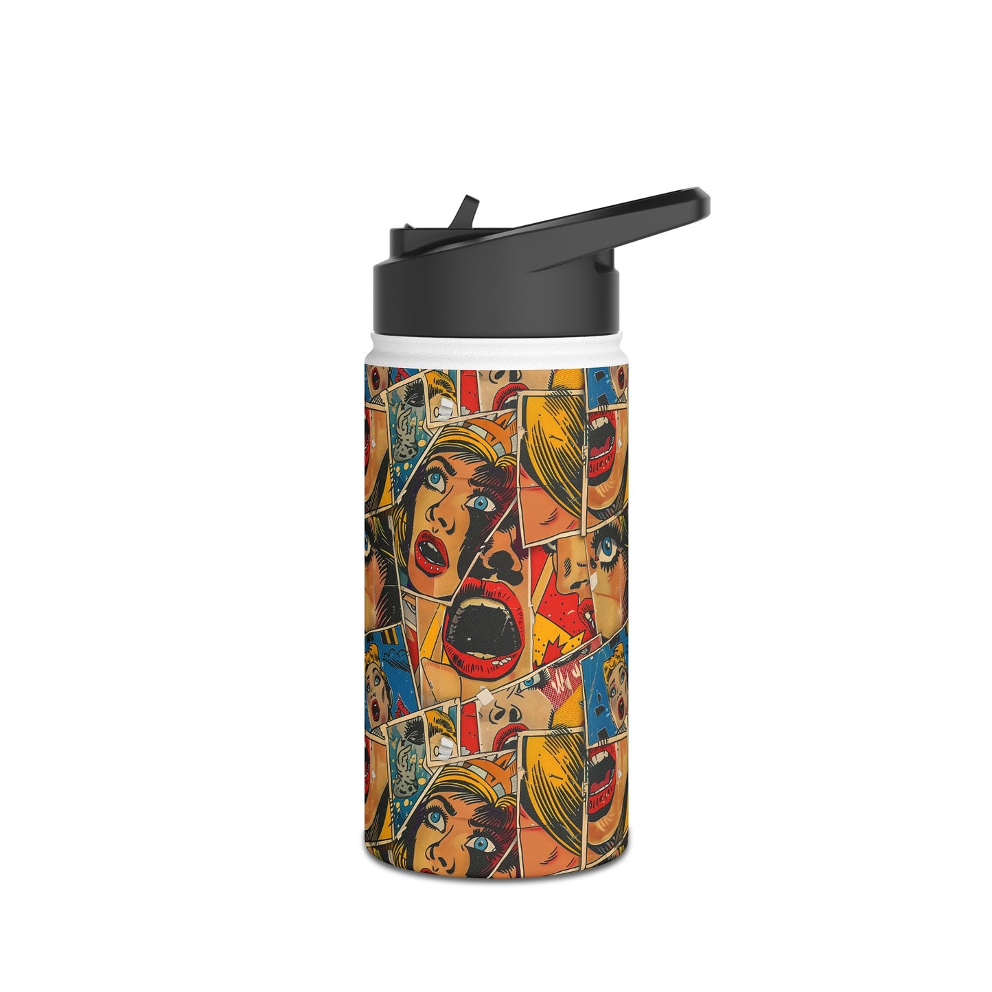 "Comic Burst" series - Stainless Steel Bottle No2