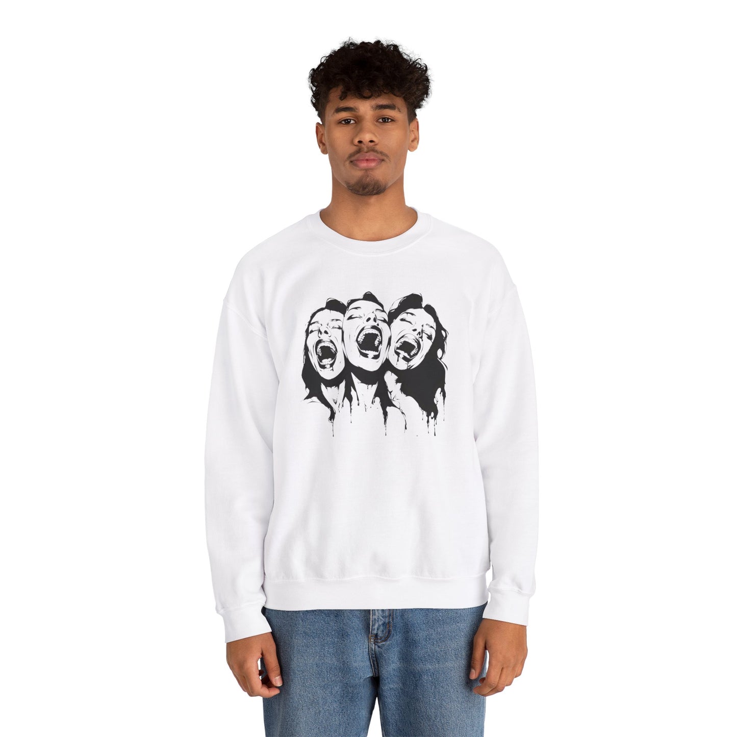 Haunting Hilarity - Unisex Heavy Blend Crewneck Sweatshirt