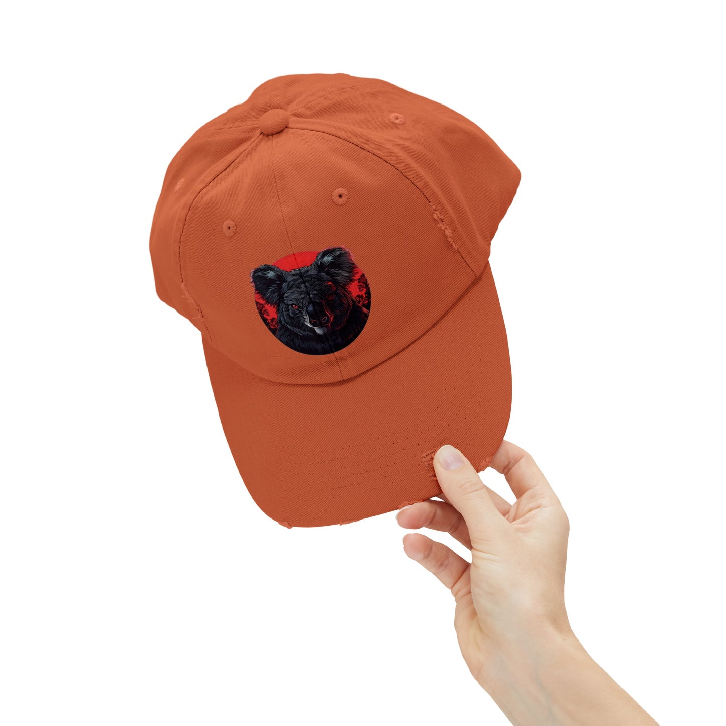 Angry Koala - Unisex Distressed Cap No1