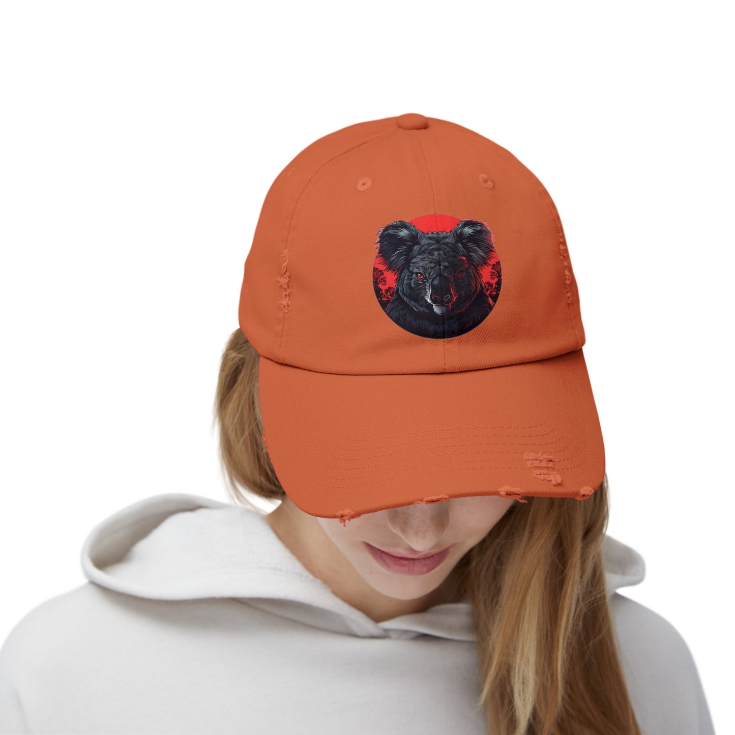 Angry Koala - Unisex Distressed Cap No1