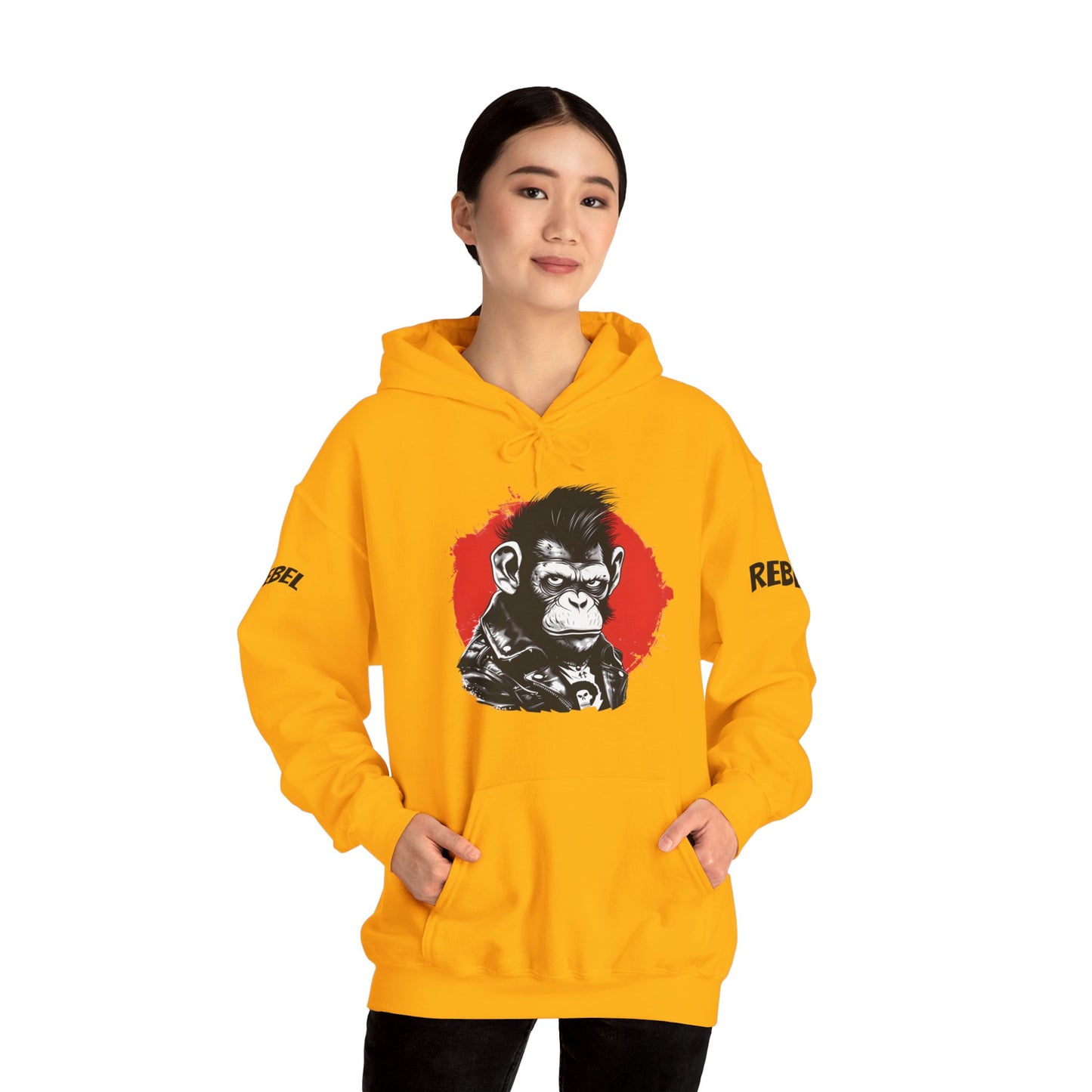 Rebel Monkey - Unisex Heavy Blend Hooded Sweatshirt