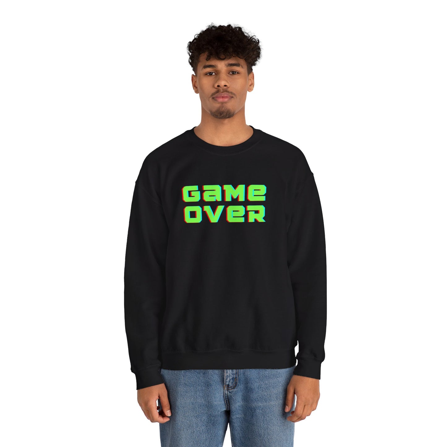 "Whigho Arcade" series - GAME OVER - Unisex Heavy Blend Crewneck Sweatshirt