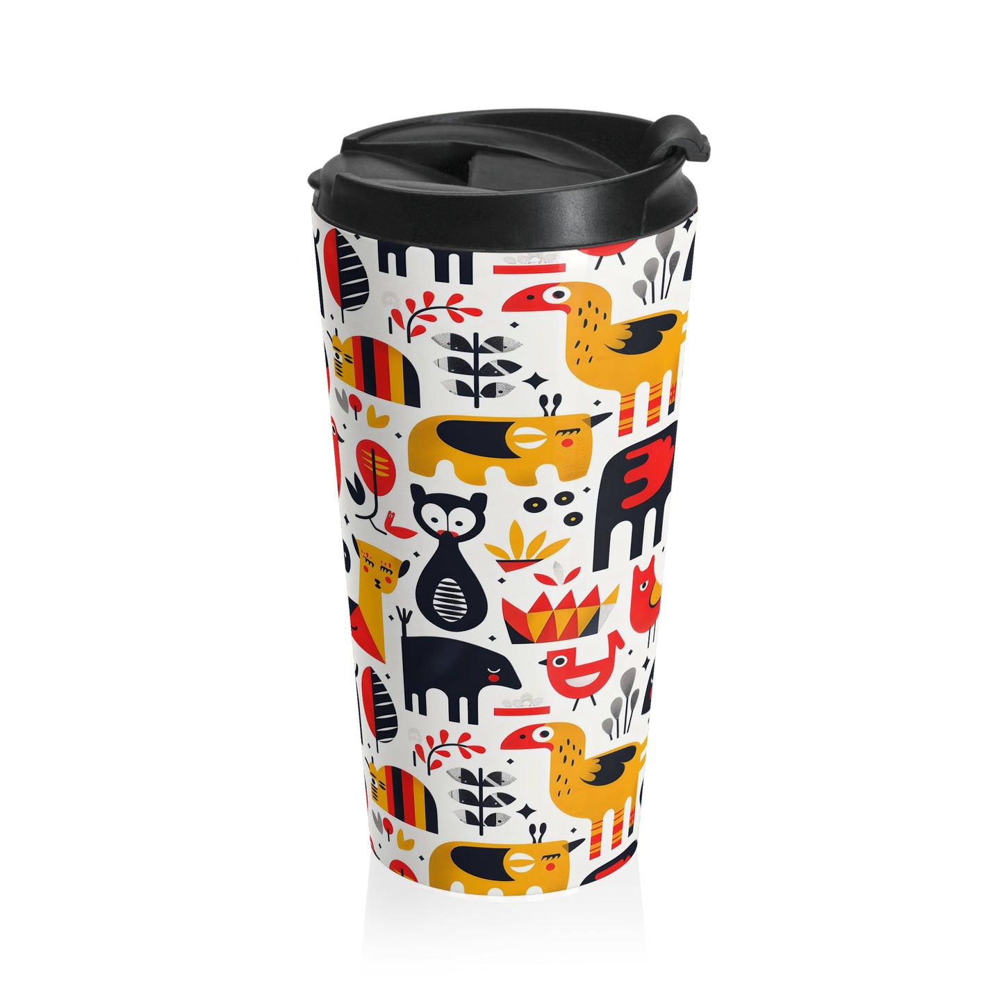 Freaky Fauna - Stainless Steel Travel Mug No3