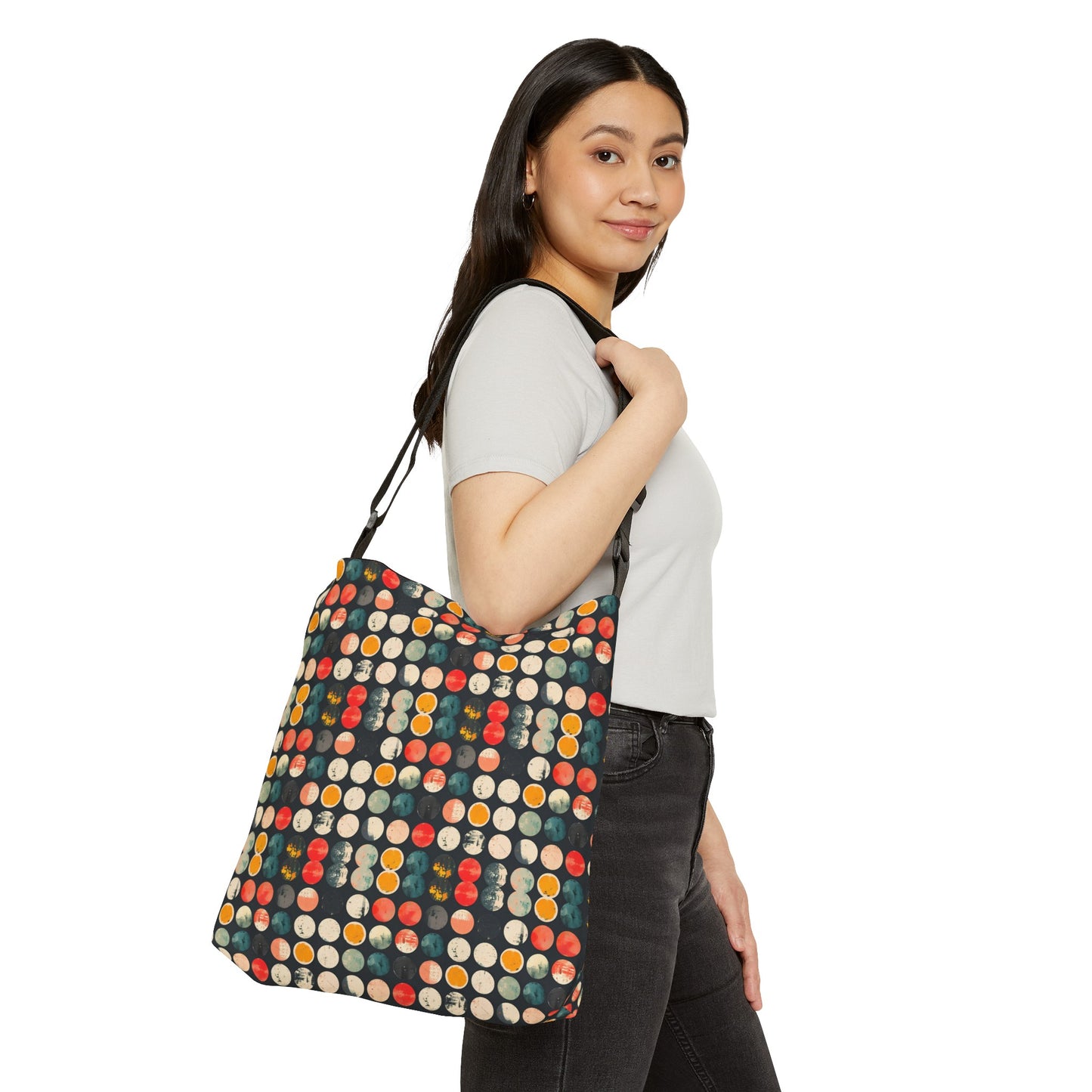 "Dot Bag" series - Adjustable Tote Bag No5