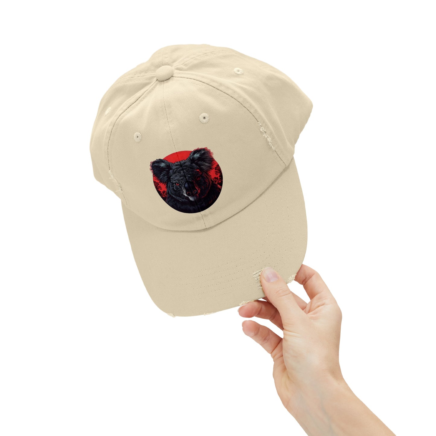 Angry Koala - Unisex Distressed Cap No1