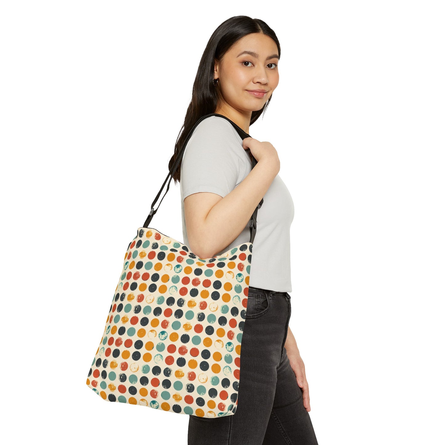 "Dot Bag" series - Adjustable Tote Bag No2