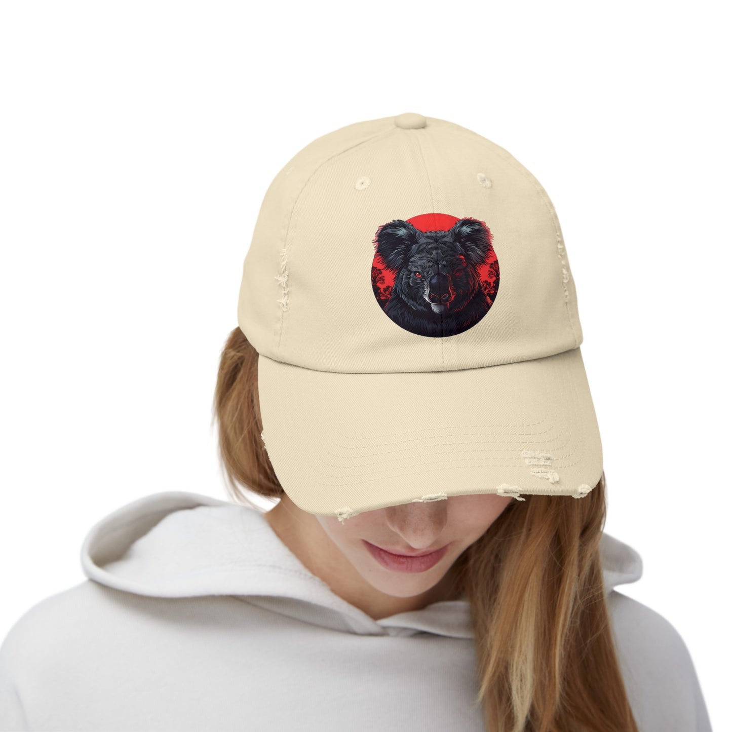 Angry Koala - Unisex Distressed Cap No1