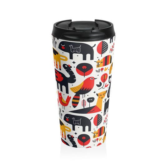 Freaky Fauna - Stainless Steel Travel Mug No3