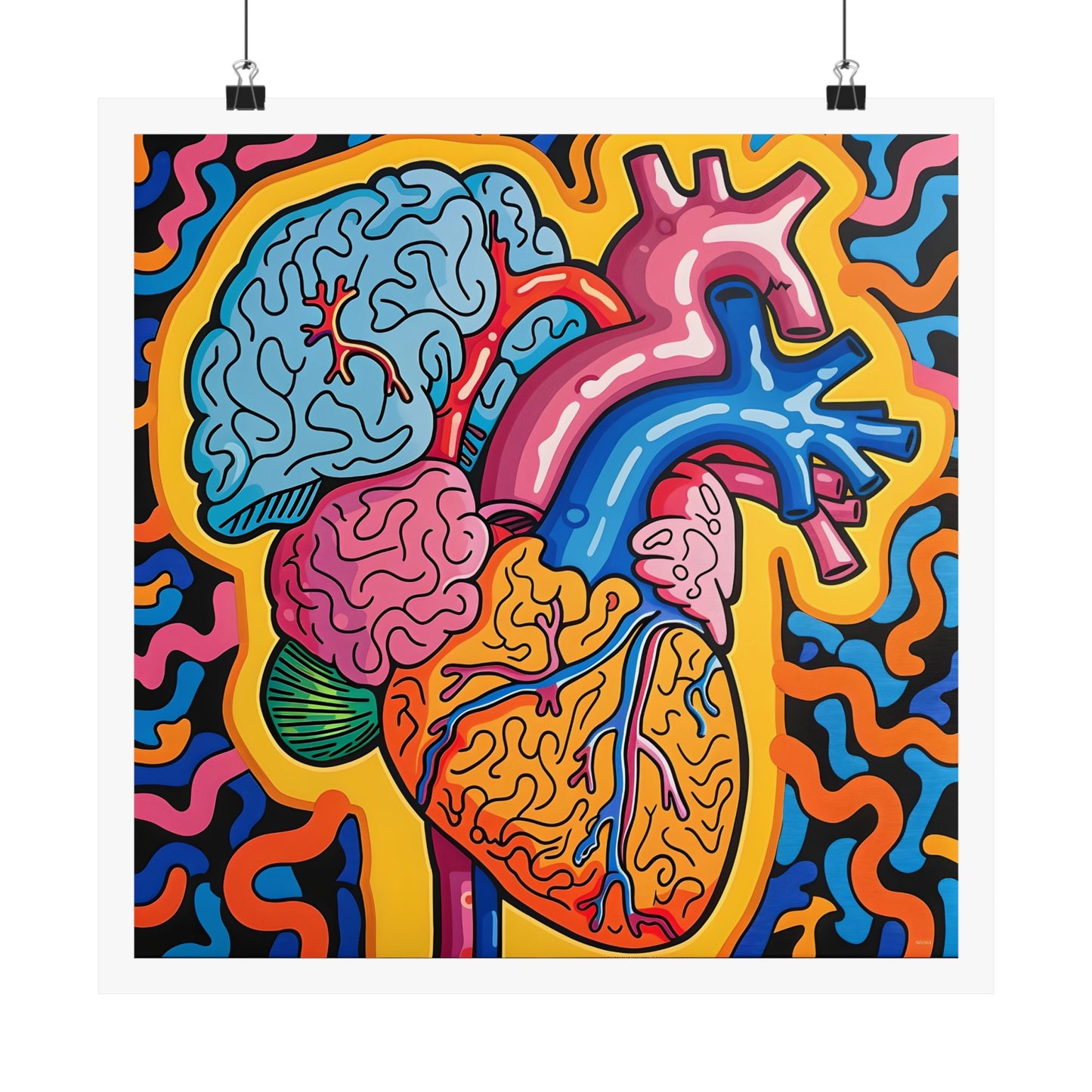 Heart & Brain - Poster No1