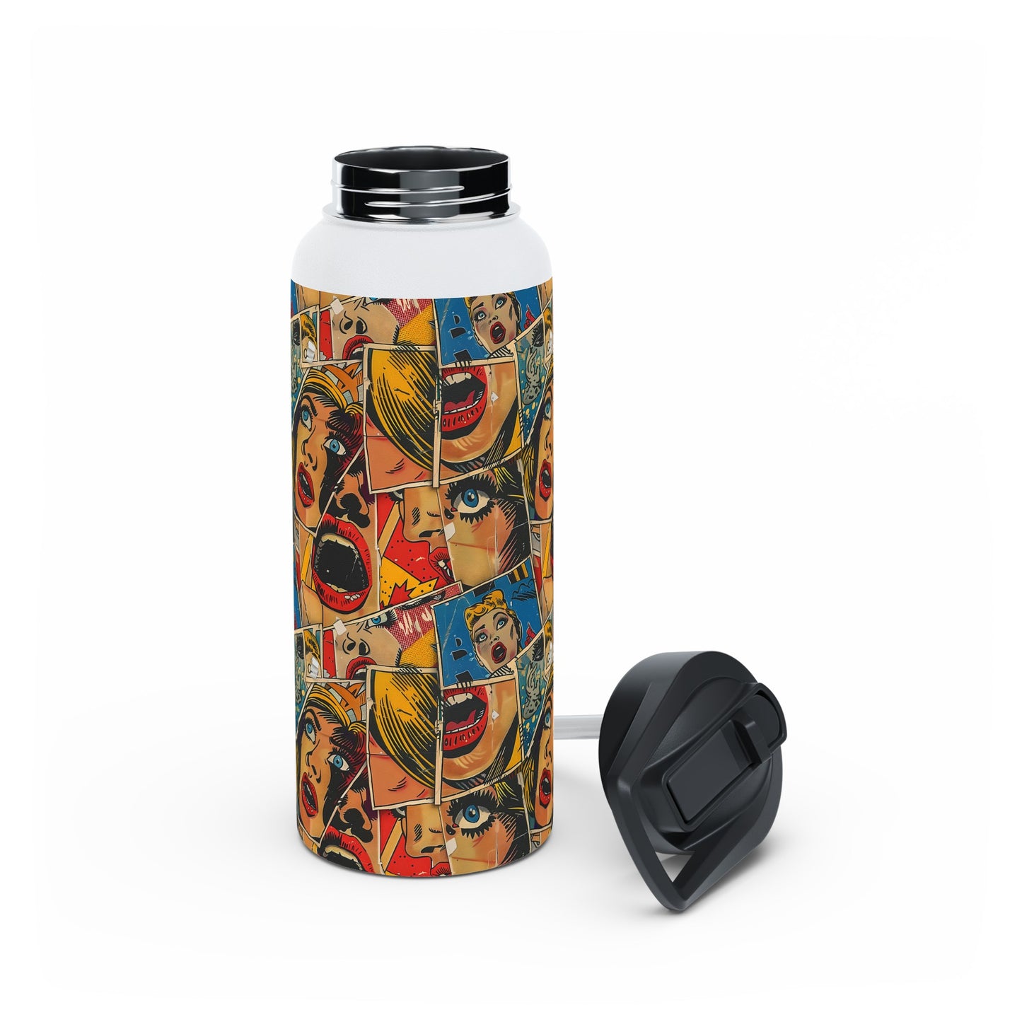 "Comic Burst" series - Stainless Steel Bottle No2