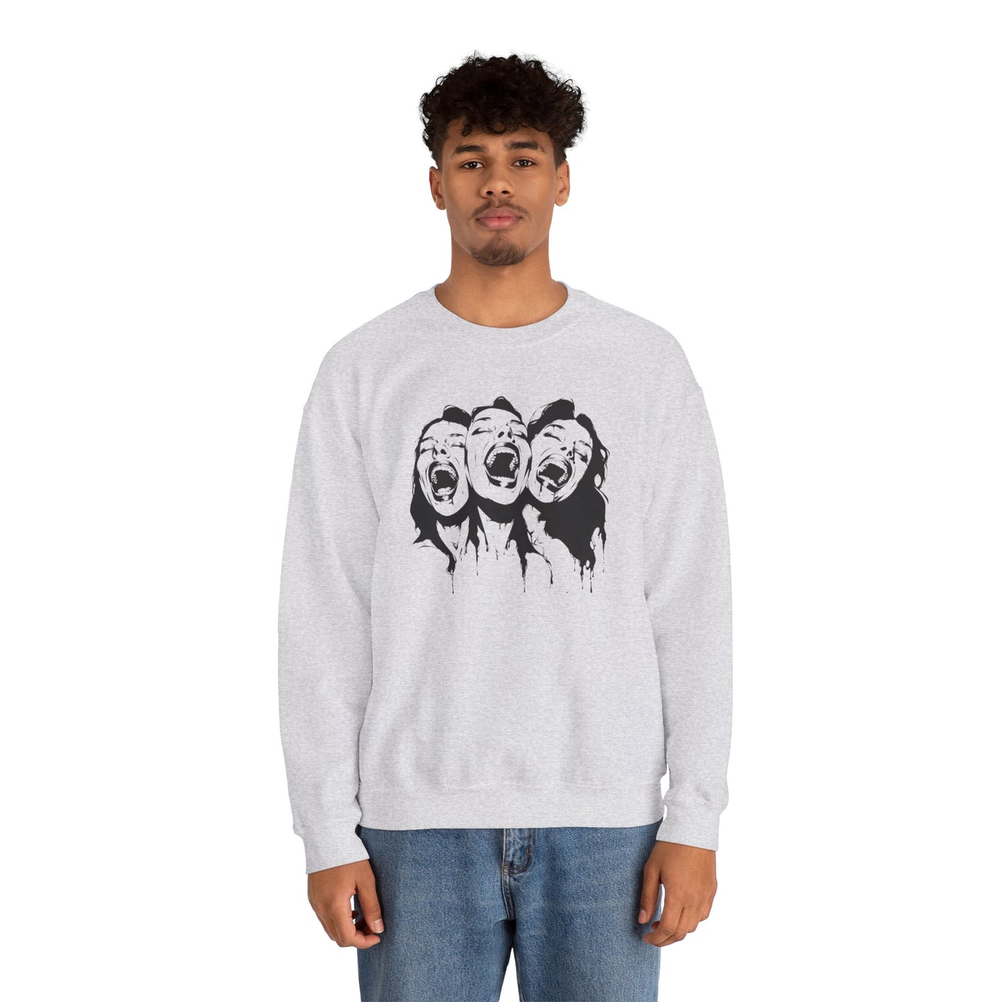 Haunting Hilarity - Unisex Heavy Blend Crewneck Sweatshirt