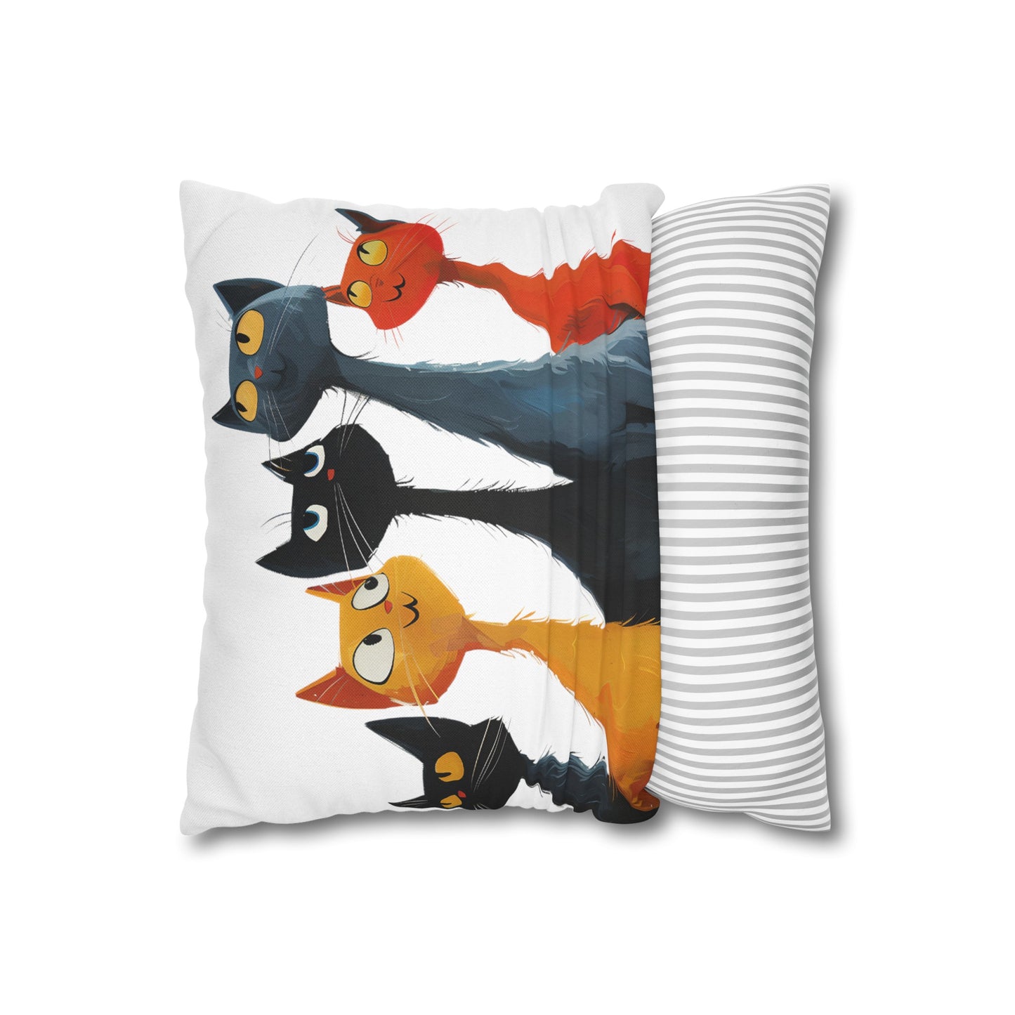 "The Cats" series - Square Pillowcase No5