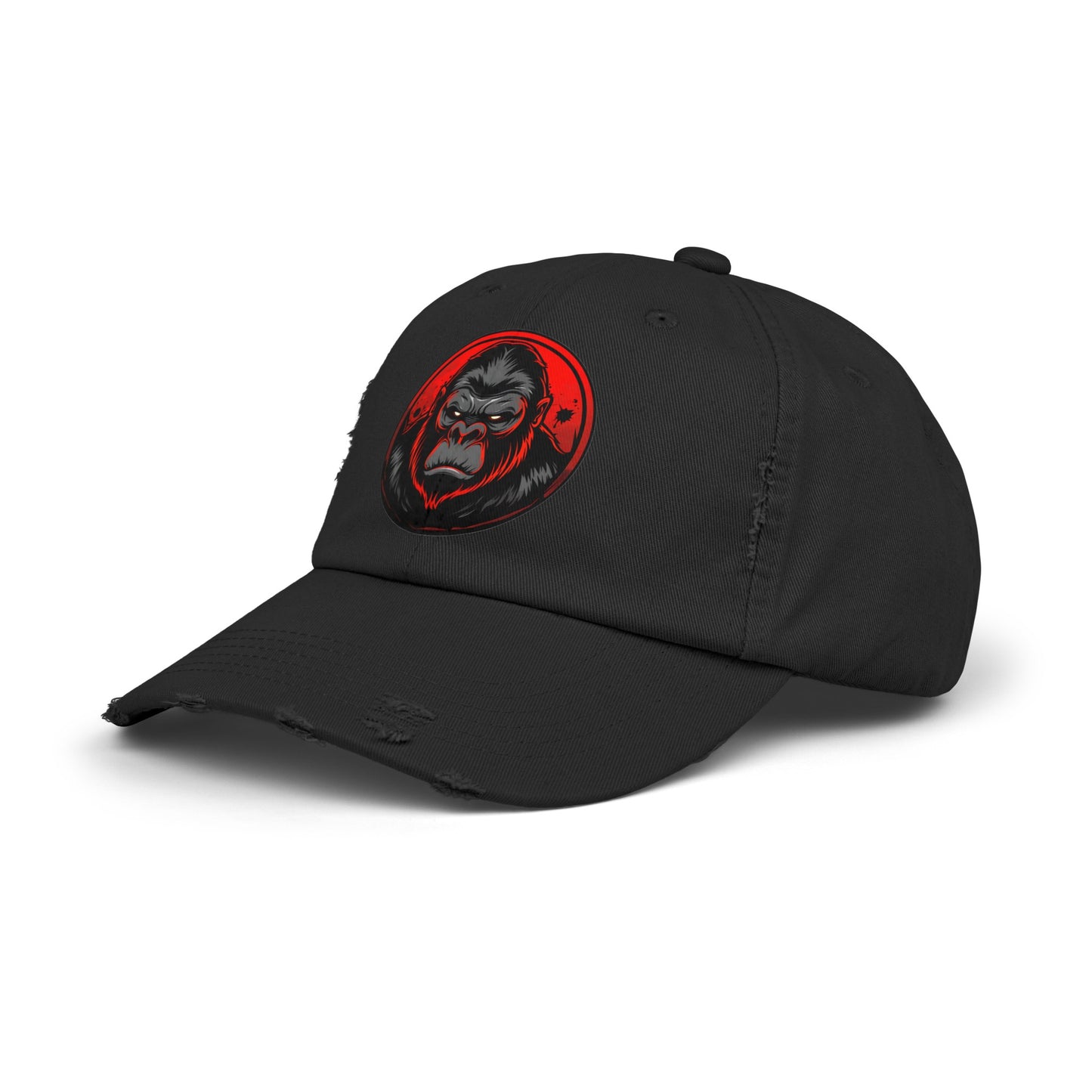 Angry Gorilla - Unisex Distressed Cap No2