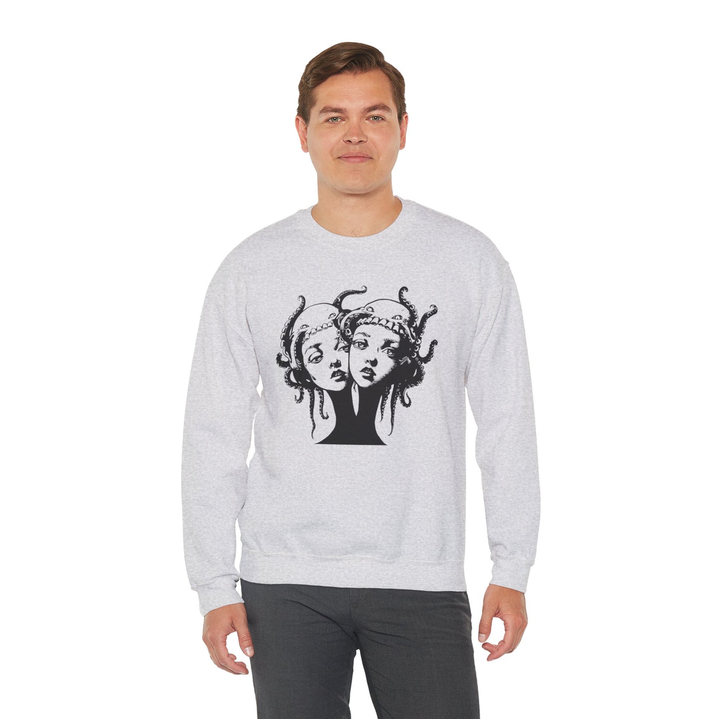 Octopus Twins - Unisex Heavy Blend Crewneck Sweatshirt