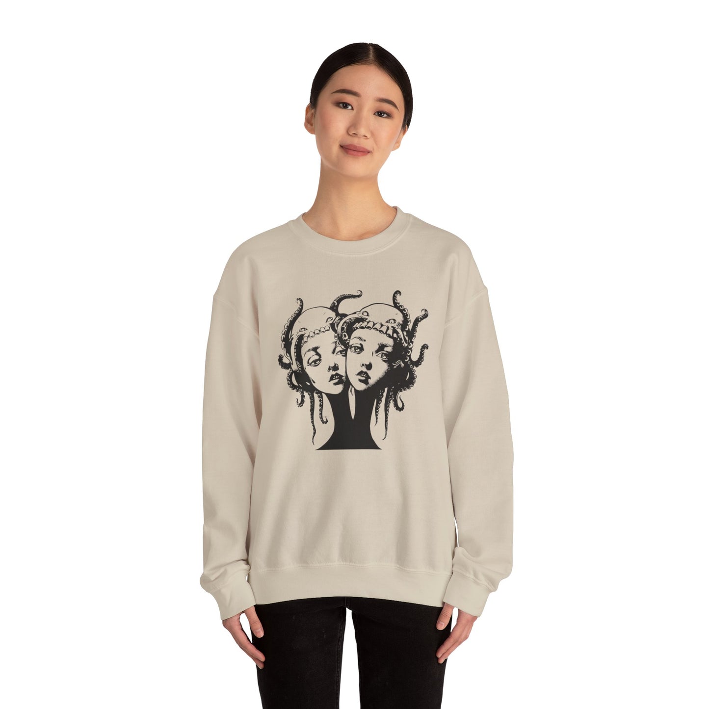 Octopus Twins - Unisex Heavy Blend Crewneck Sweatshirt