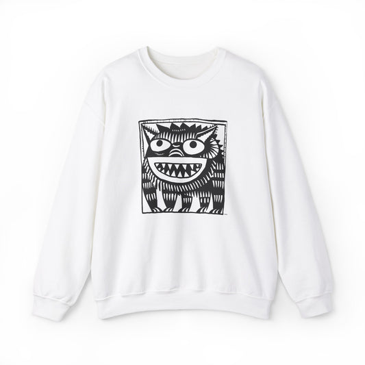 "Monsterpiece" series - Unisex Heavy Blend Crewneck Sweatshirt No1