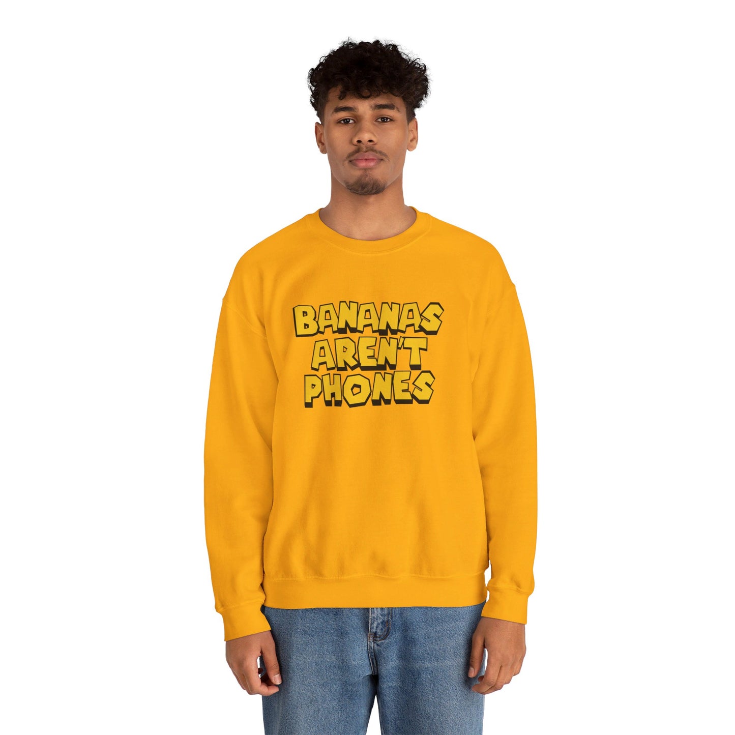 Bananas Aren't Phones - Unisex Heavy Blend Crewneck Sweatshirt