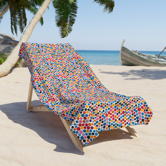 "Jolly Polka" series - Beach Towel No3