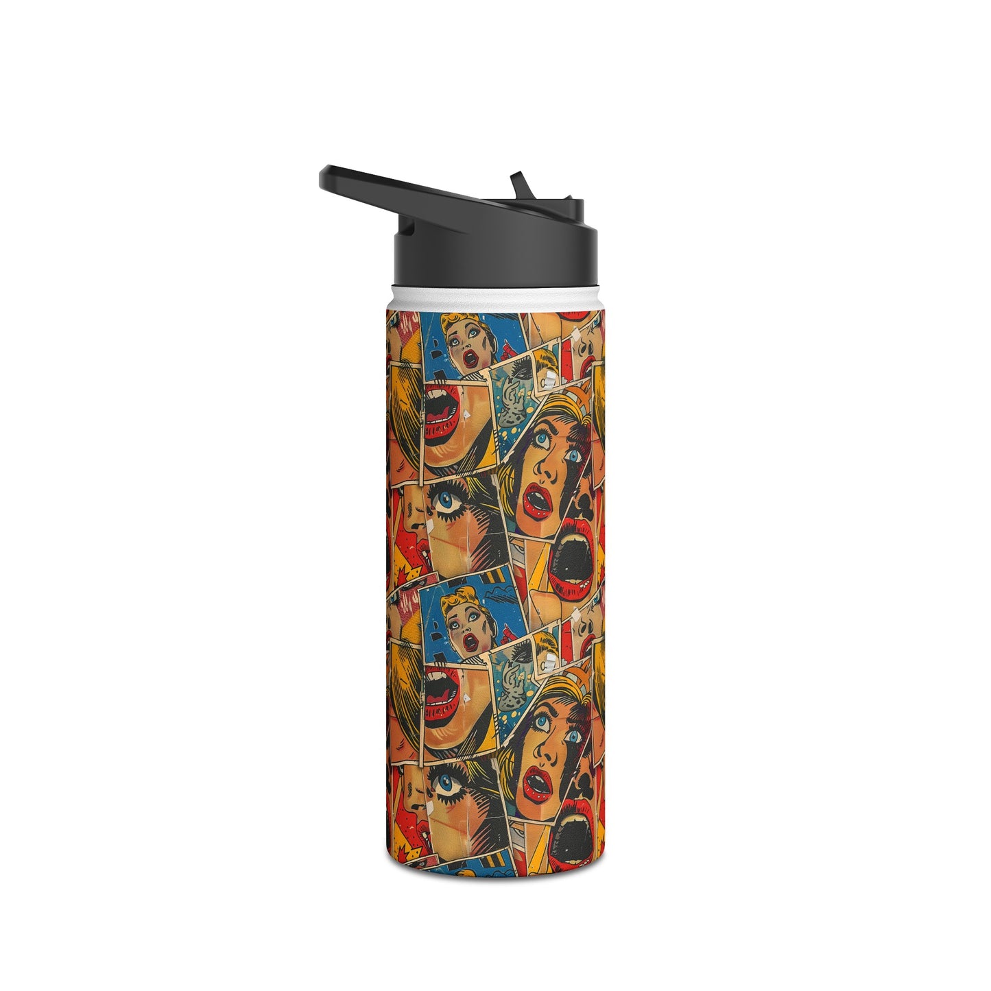 "Comic Burst" series - Stainless Steel Bottle No2