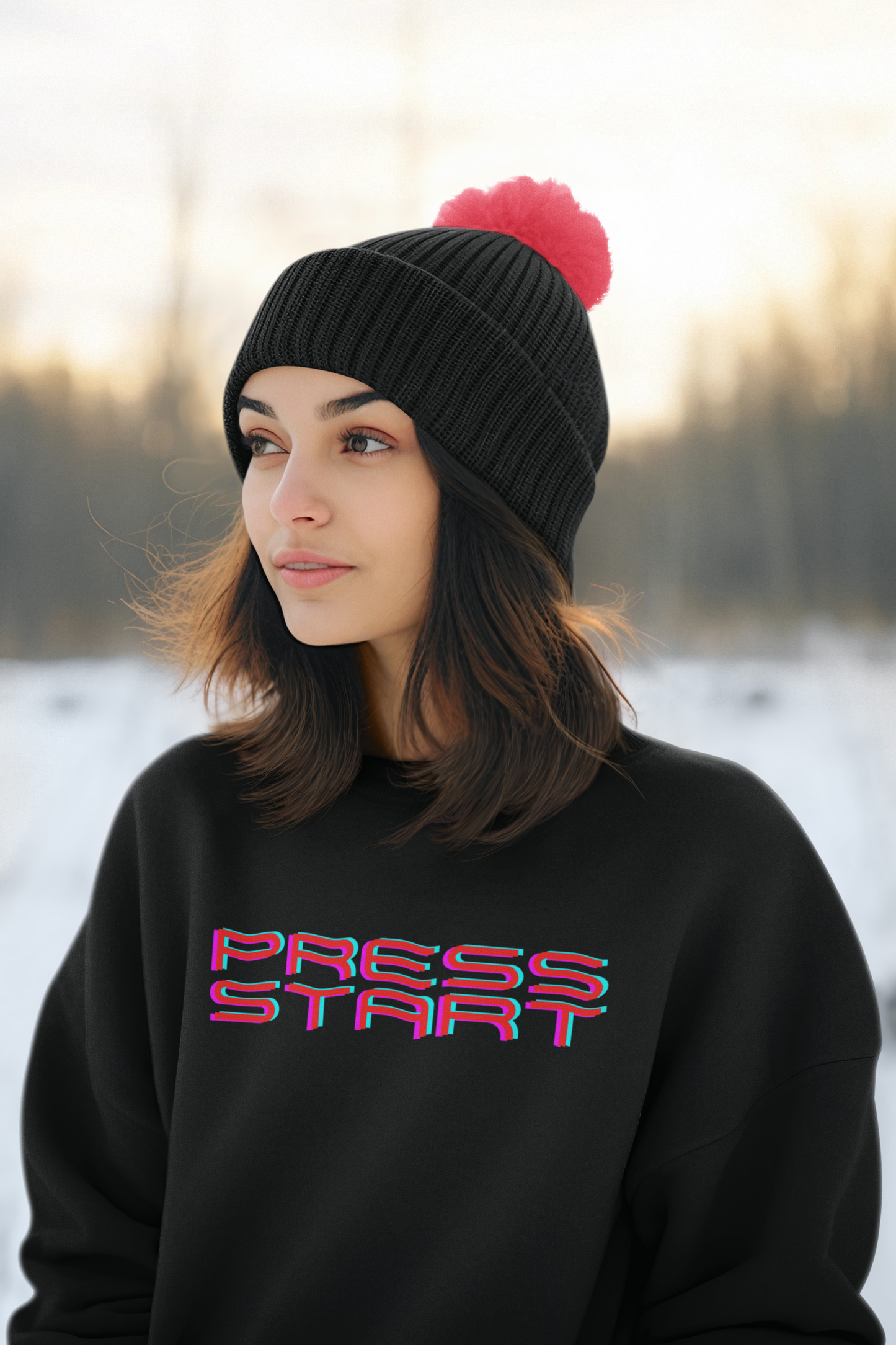 "Whigho Arcade" series - PRESS START - Unisex Heavy Blend Crewneck Sweatshirt