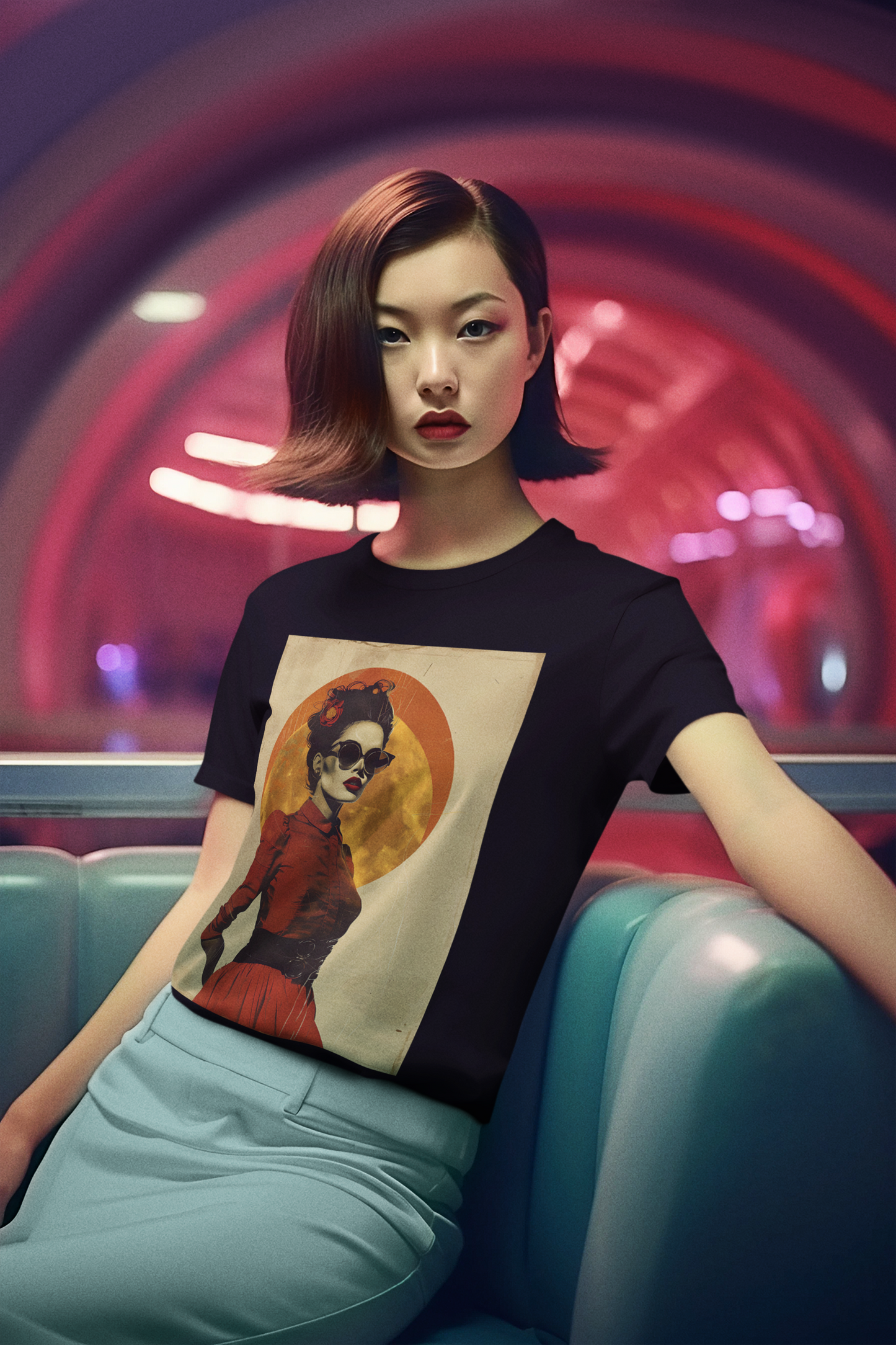 "Zombie Fashionista" series - Women's Softstyle Tee No2