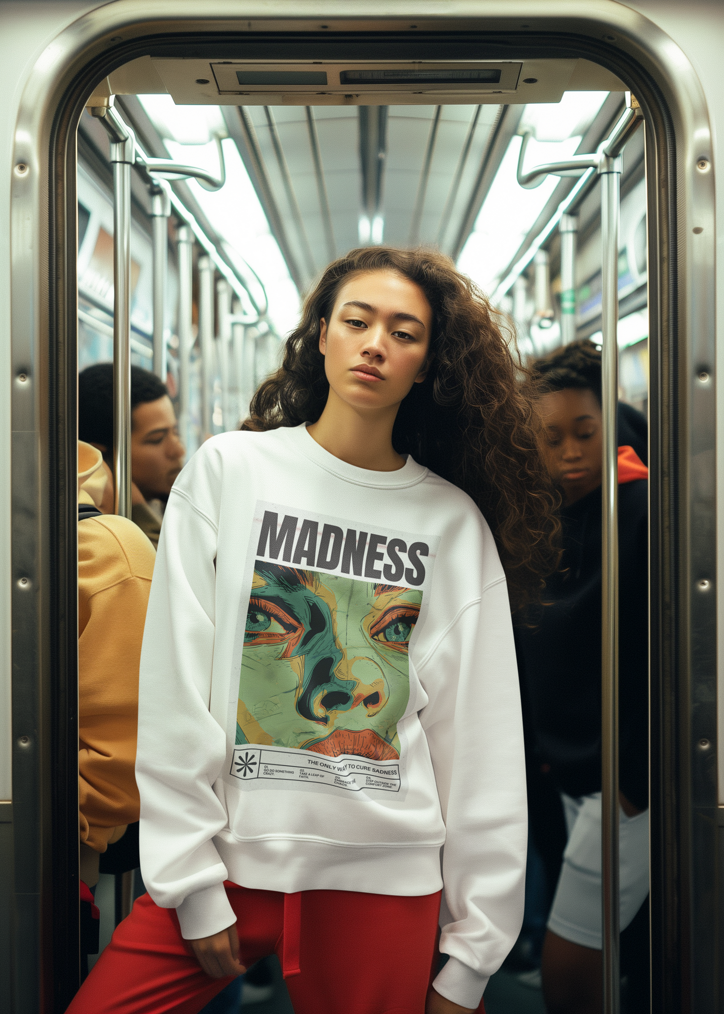 Madness Cures Sadness - Unisex Heavy Blend Crewneck Sweatshirt