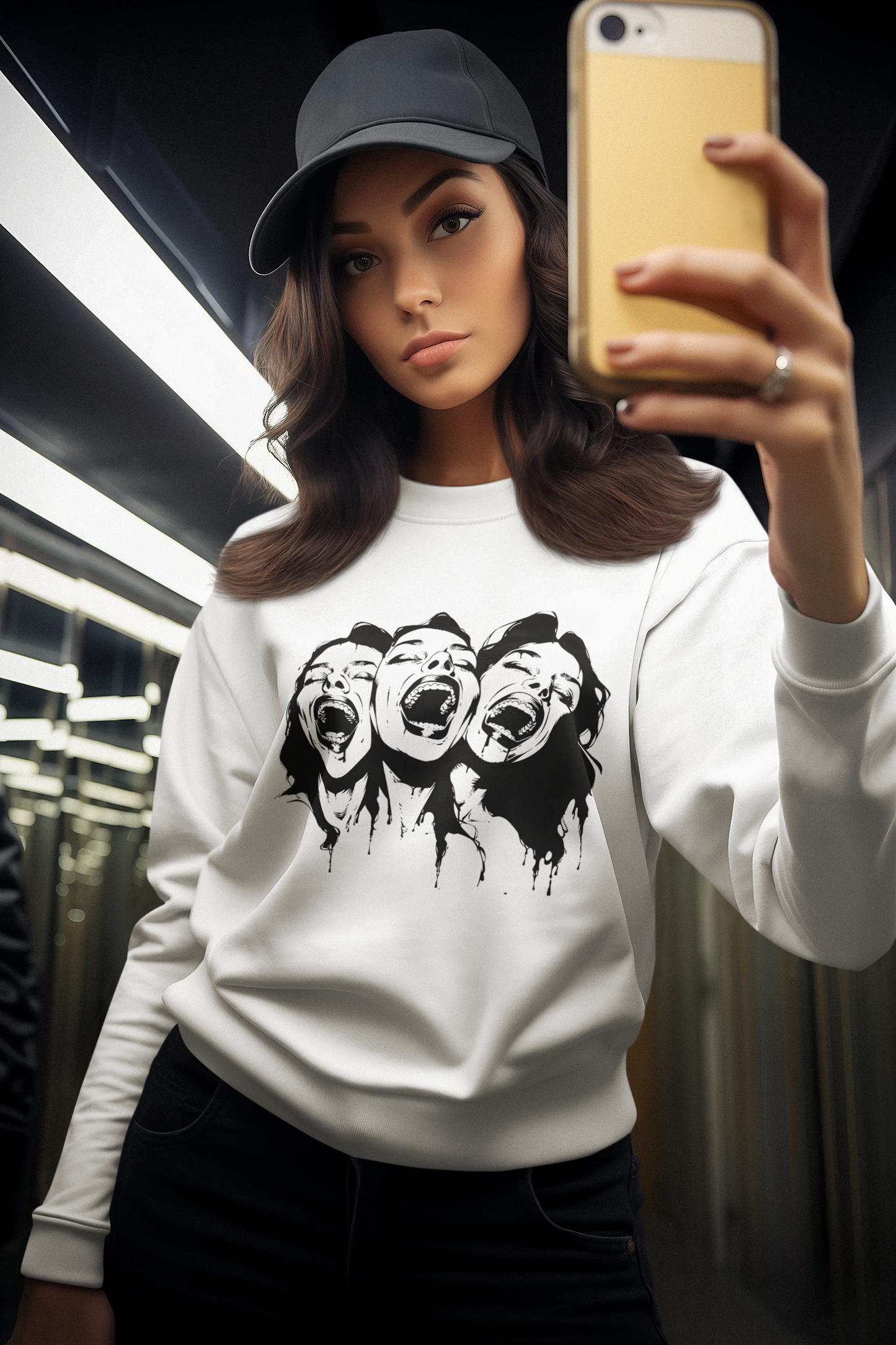 Haunting Hilarity - Unisex Heavy Blend Crewneck Sweatshirt