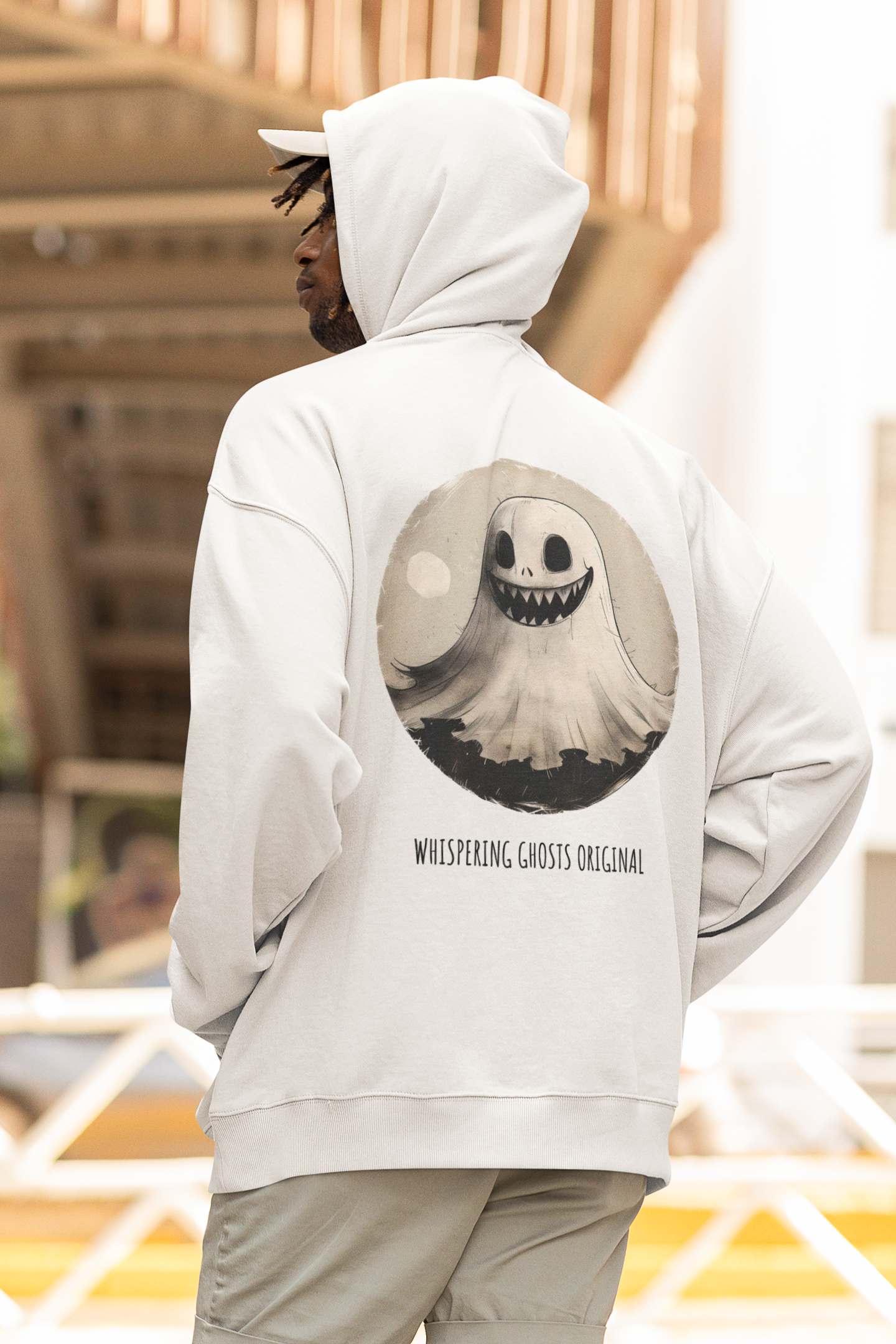 Whispering Ghosts Original - No2 - Unisex Hooded Sweatshirt