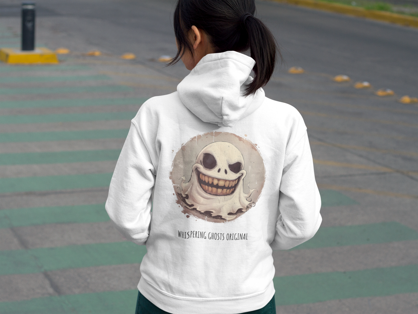 Whispering Ghosts Original - No6 - Unisex Hooded Sweatshirt