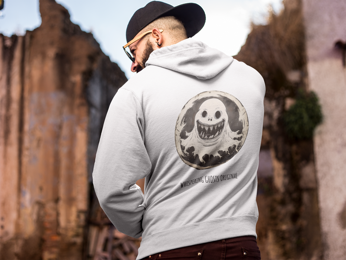 Whispering Ghosts Original - No5 - Unisex Hooded Sweatshirt