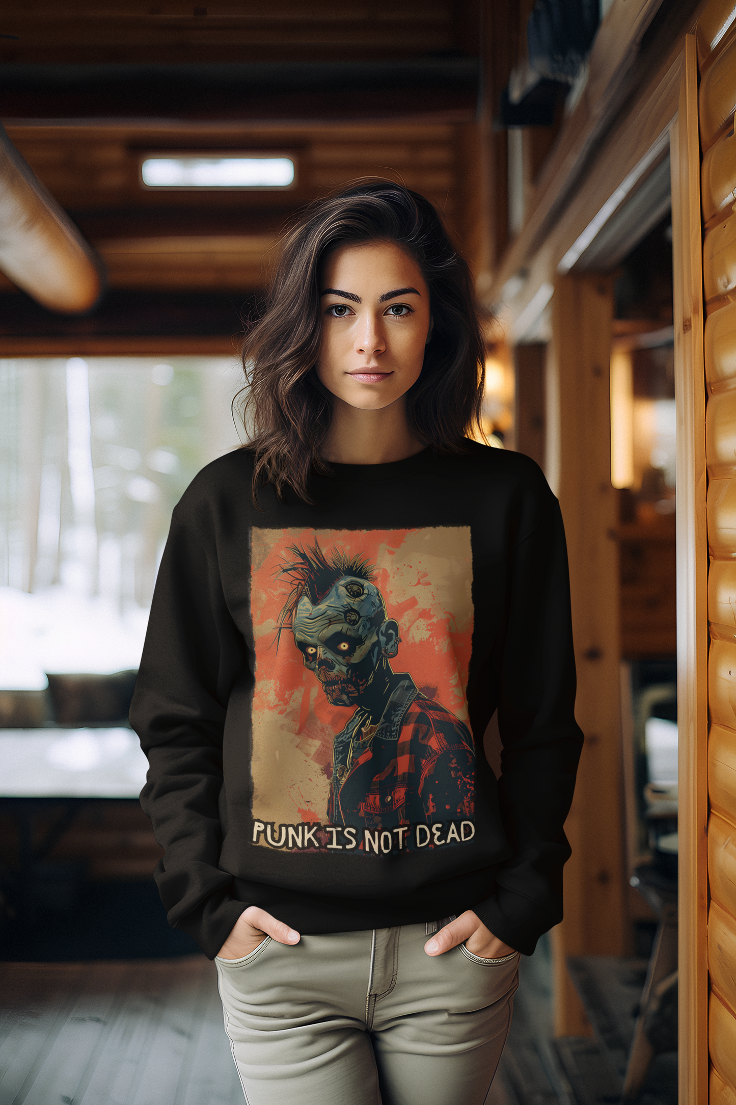 Punk Is Not Dead - Unisex Heavy Blend Crewneck Sweatshirt No2